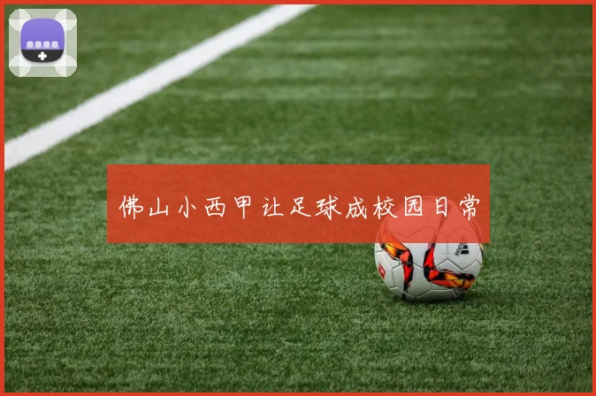 佛山小西甲让足球成校园日常